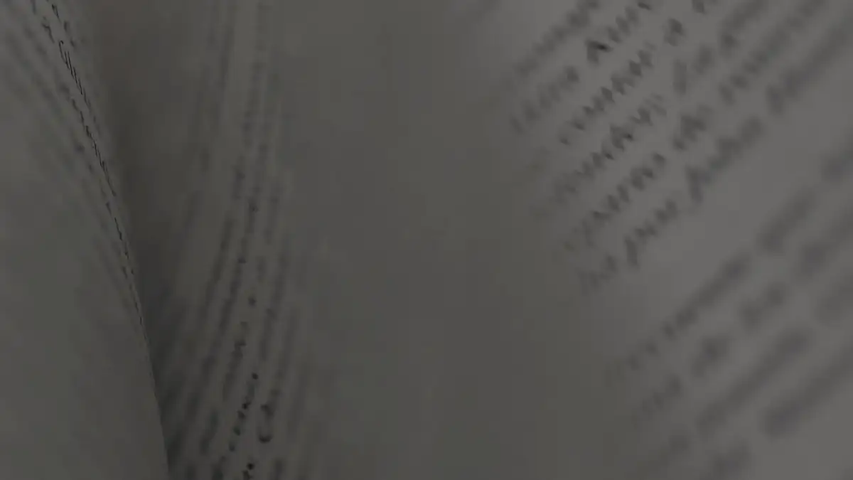 Pages of a book turning